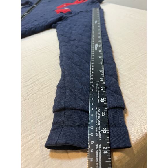 Patagonia Organic Cotton Quilt‎ Snap-T Pullover Dark Blue And Red Size MENS M - Picture 5 of 7